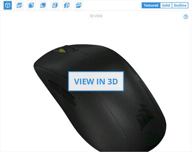 Corsair M75 AIR 3D Model