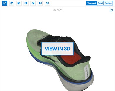 Nike Pegasus 42 3D Model Full Shoe