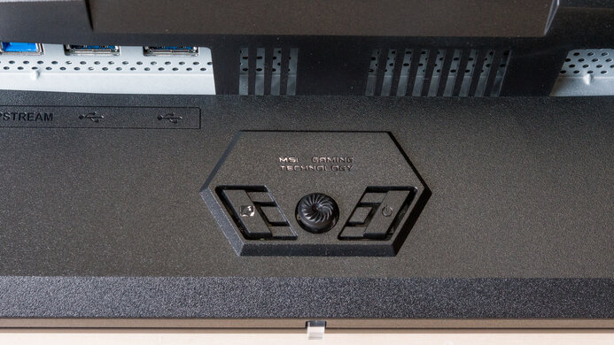 MSI MPG 272URX QD-OLED Controls Picture