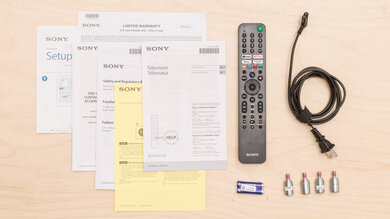 Sony X91J In The Box Picture