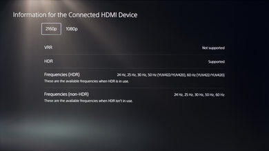 Panasonic W70B PS5 Screenshot