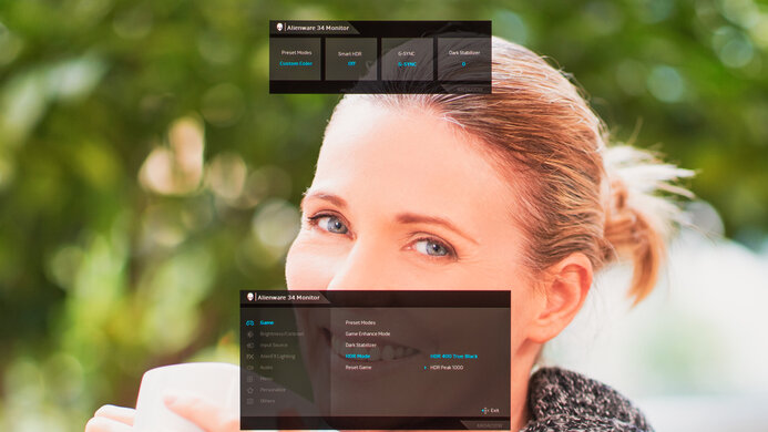 Dell Alienware AW3423DW OSD Picture