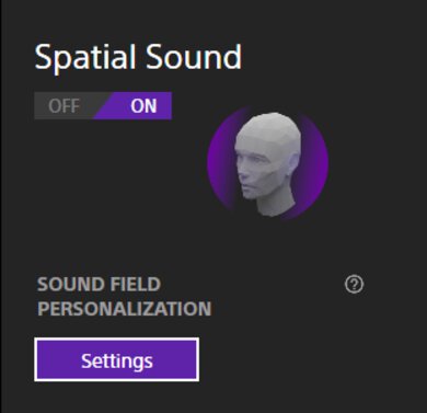 Sony INZONE H9 II Virtual Soundstage