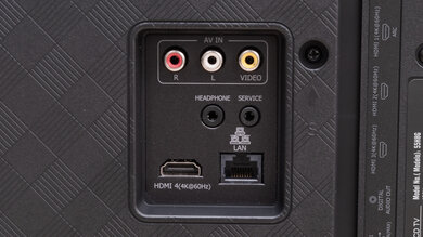 Hisense H8G Rear Inputs Picture