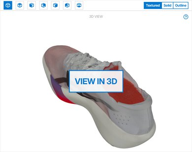 ASICS METASPEED RAY 3D Model Full Shoe