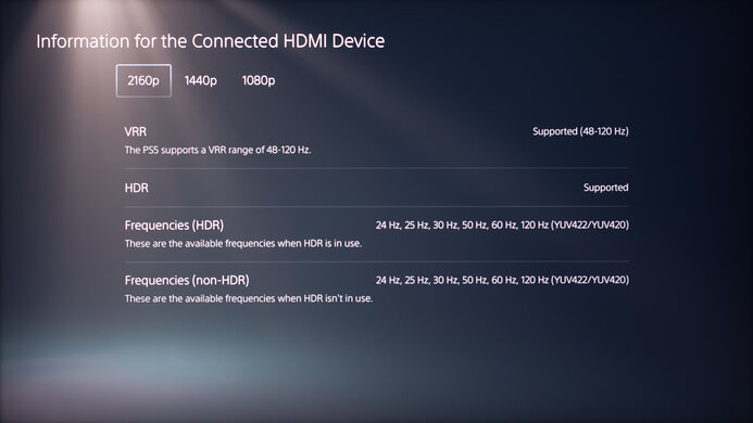 LG 27GR83Q-B PS5 Compatibility Photo