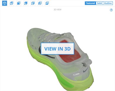 Nike Vomero 18 3D Model Full Shoe