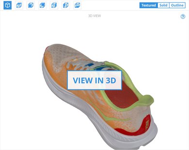 HOKA Mach 6 3D Model Full Shoe