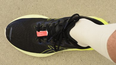 ASICS NOVABLAST 4 Toe Clearance Photo
