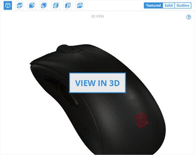 BenQ ZOWIE EC2-CW 3D Model