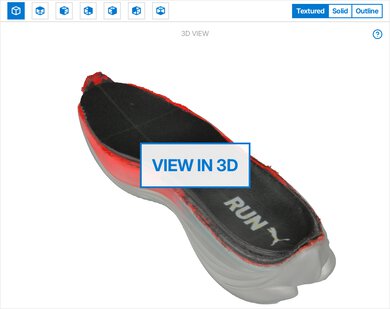 PUMA Velocity NITRO 3 3D Model Internal