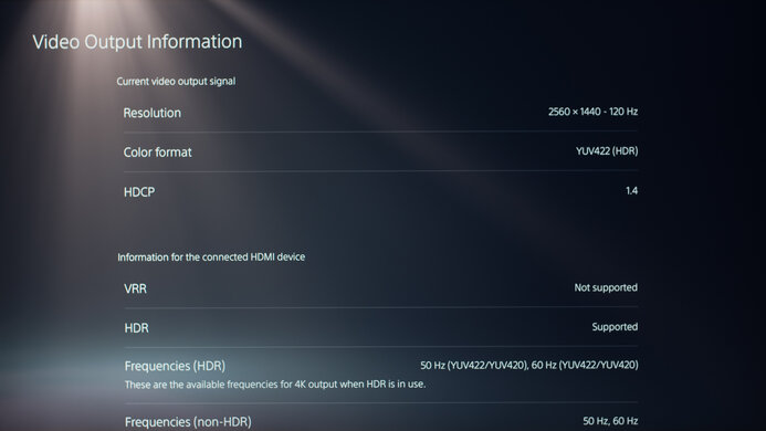 Dell Alienware AW2723DF PS5 Compatibility Photo