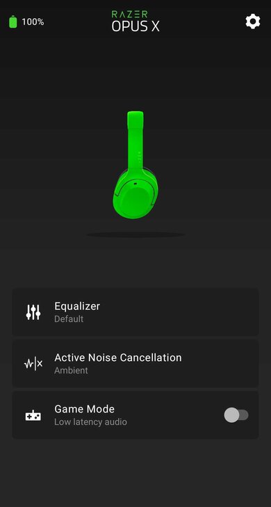 Razer Opus X Wireless App Picture