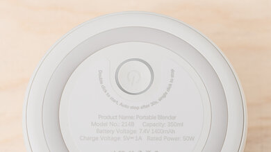 Fresh Juice Portable Blender Control Panel