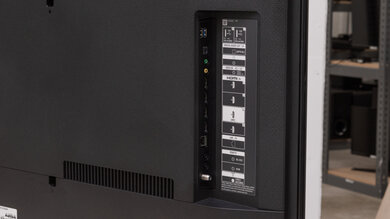Sony X800H Side Inputs Picture