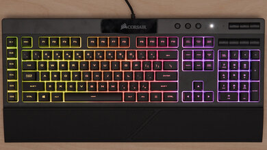 Corsair K55 RGB Backlighting Picture