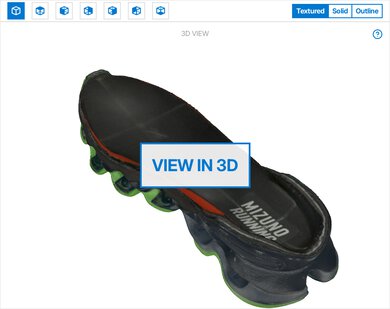 Mizuno Wave Prophecy 15 3D Model Internal