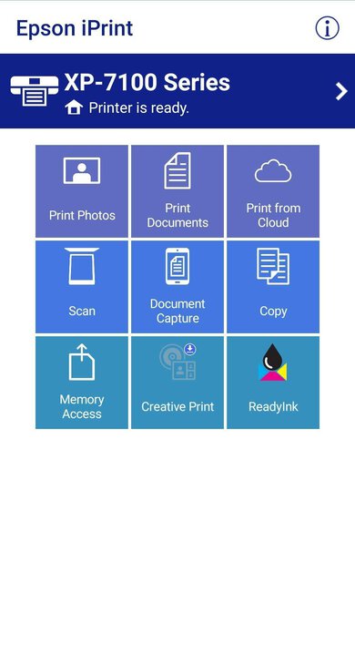 Epson Expression Premium XP-7100 App Printscreen