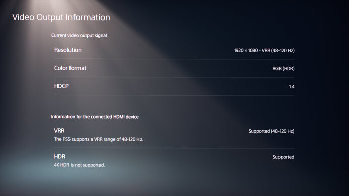 Dell Alienware AW2524H PS5 Compatibility Photo