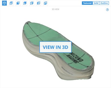 Mizuno Wave Rebellion Pro 3 3D Model Internal