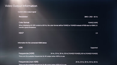 Vizio V Series 2020 PS5 Screenshot