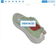 HOKA Skyflow 3D Model Full Shoe