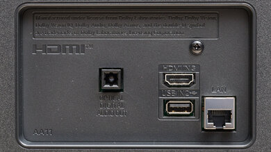 LG UT8000 Rear Inputs Picture