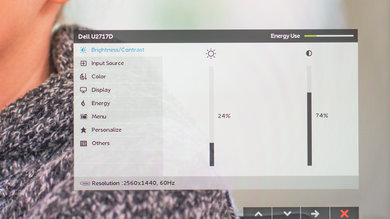 Dell U2717D OSD picture