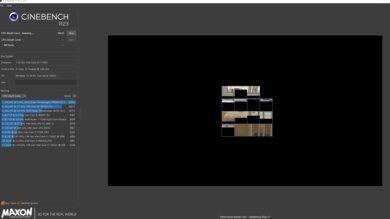 HP Victus 16 (2021) Cinebench R23 Photo