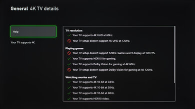 Hisense A6G Xbox Series X Screenshot