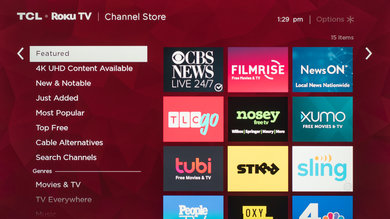 TCL 5 Series/S525 2019 Apps Picture