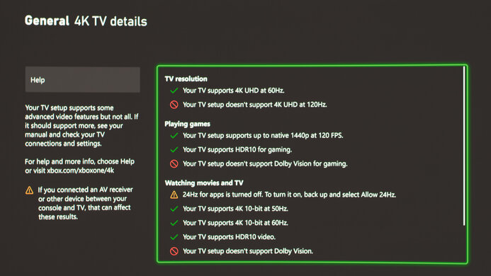 Dell Alienware AW3423DWF XSX Compatibility Photo