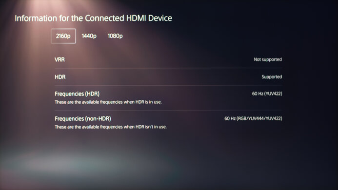 Acer Nitro XV275U P3biipx PS5 Compatibility Photo