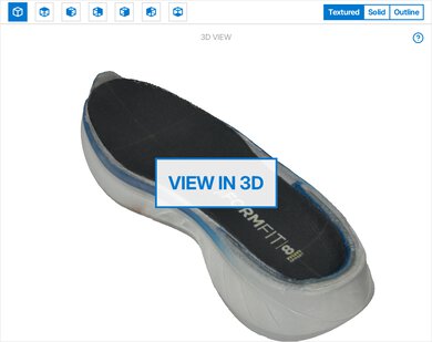 Saucony Ride 18 3D Model Internal