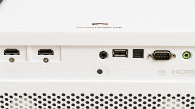 BenQ X3000i Inputs Picture