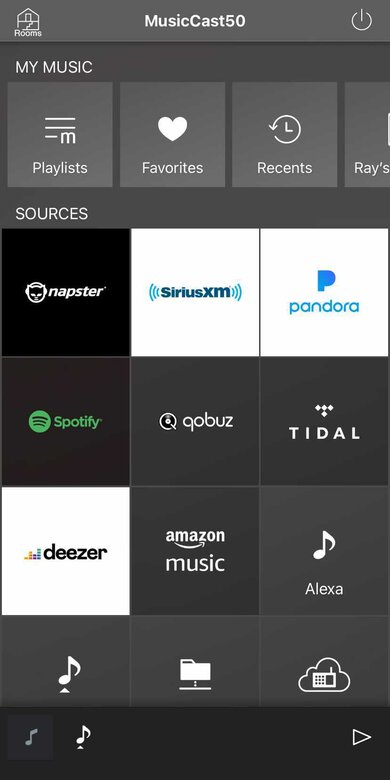 Yamaha MusicCast 50 App Picture