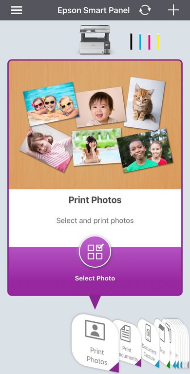 Epson EcoTank Pro ET-5180 App Printscreen