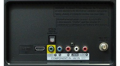 LG LN530B Rear inputs