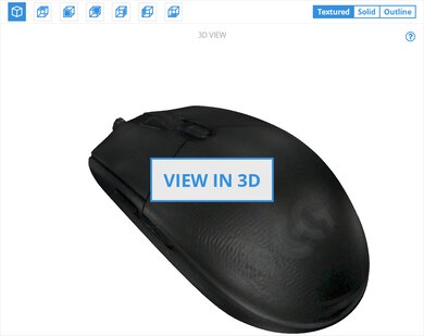 Logitech G PRO HERO 3D Model