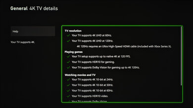 Hisense U8/U8N Xbox Series X Screenshot