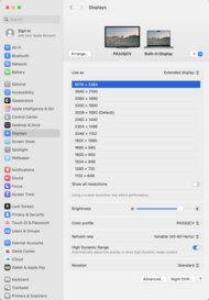 ASUS ProArt Display 6K PA32QCV macOS Screenshot