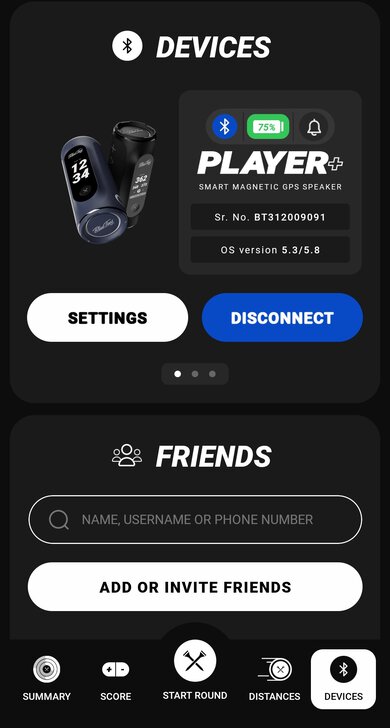 Blue Tees Golf Player+ App Picture