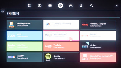 LG E6 OLED Apps Picture