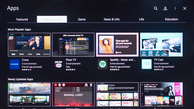 LG QNED85 Apps Picture