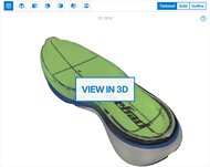 Nike Pegasus 42 3D Model Internal