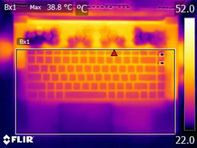 Dell Alienware m16 R1 (2023) Keyboard Temps Picture