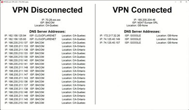 Hotspot Shield IPLEAK.net Screenshot