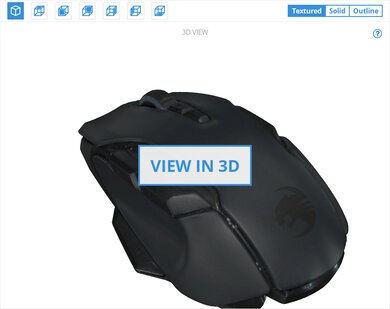 ROCCAT Kone AIMO Remastered 3D Model