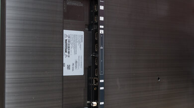 Samsung QN90D/QN90DD QLED Side Inputs Picture