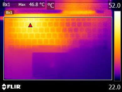 Samsung Galaxy Book4 (2024) Keyboard Temps Picture